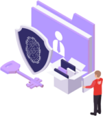 Pentesting image of folder and finger print access