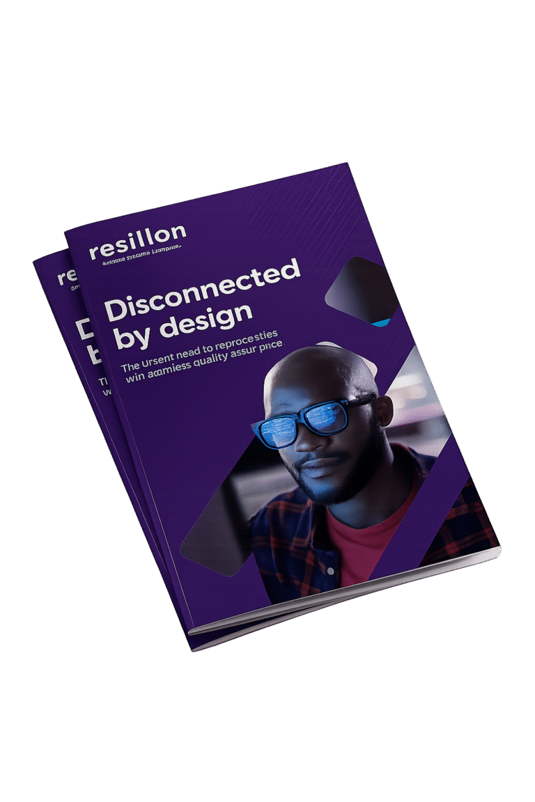 Disconnected by design brochure mock ups 