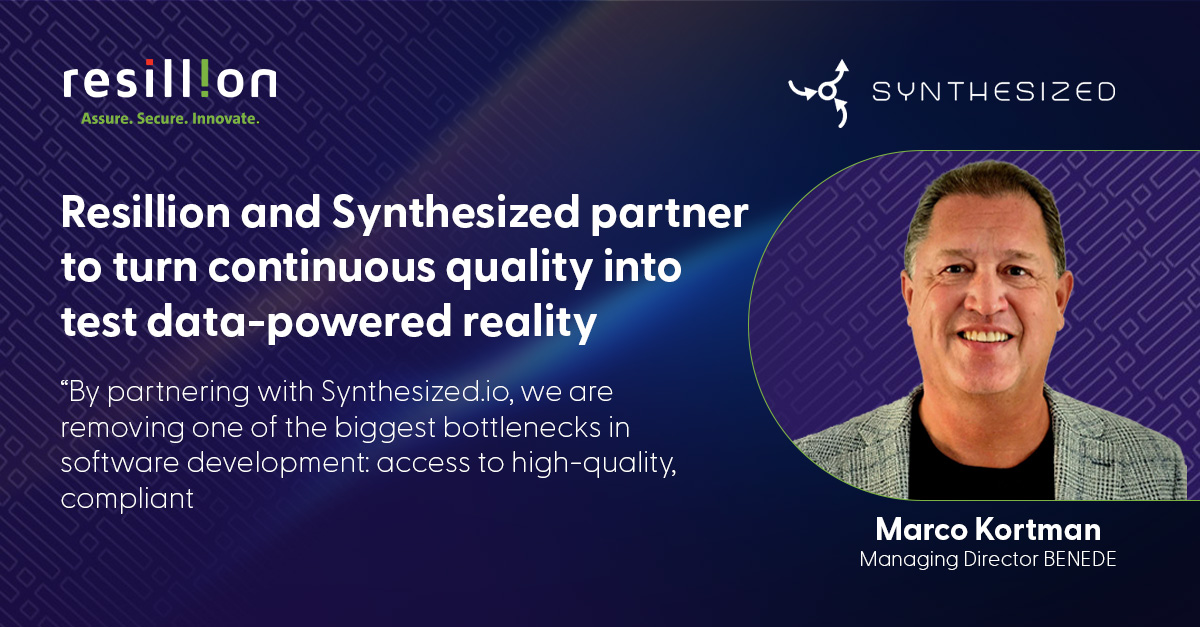 Resillion and Synthesized partnership quote