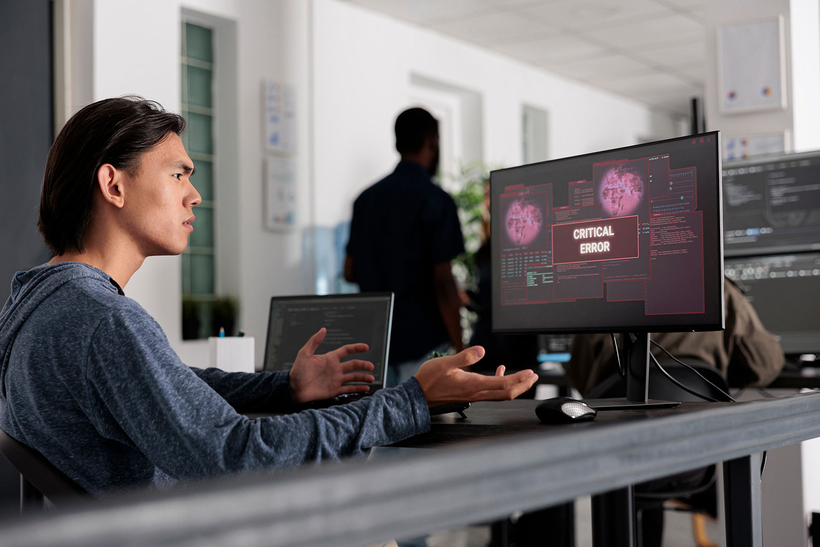 Developer troubleshooting CI Plus common interface and set-top box testing errors