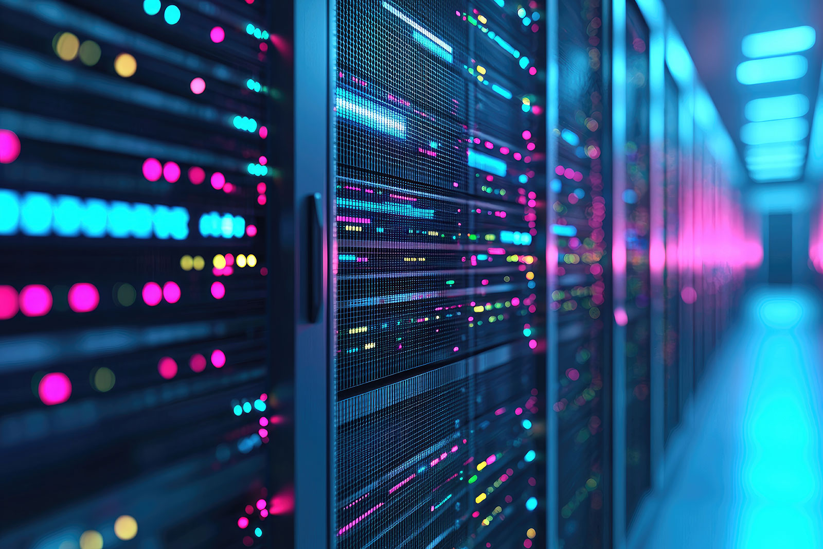 Data center server infrastructure for critical security and network testing