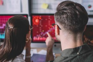 Back view of data analysts working on protection o 2026 03 12 23 59 04 utc