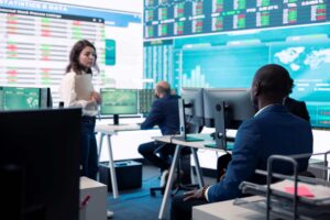 Financial professionals working in a modern office 2026 01 08 02 31 15 utc