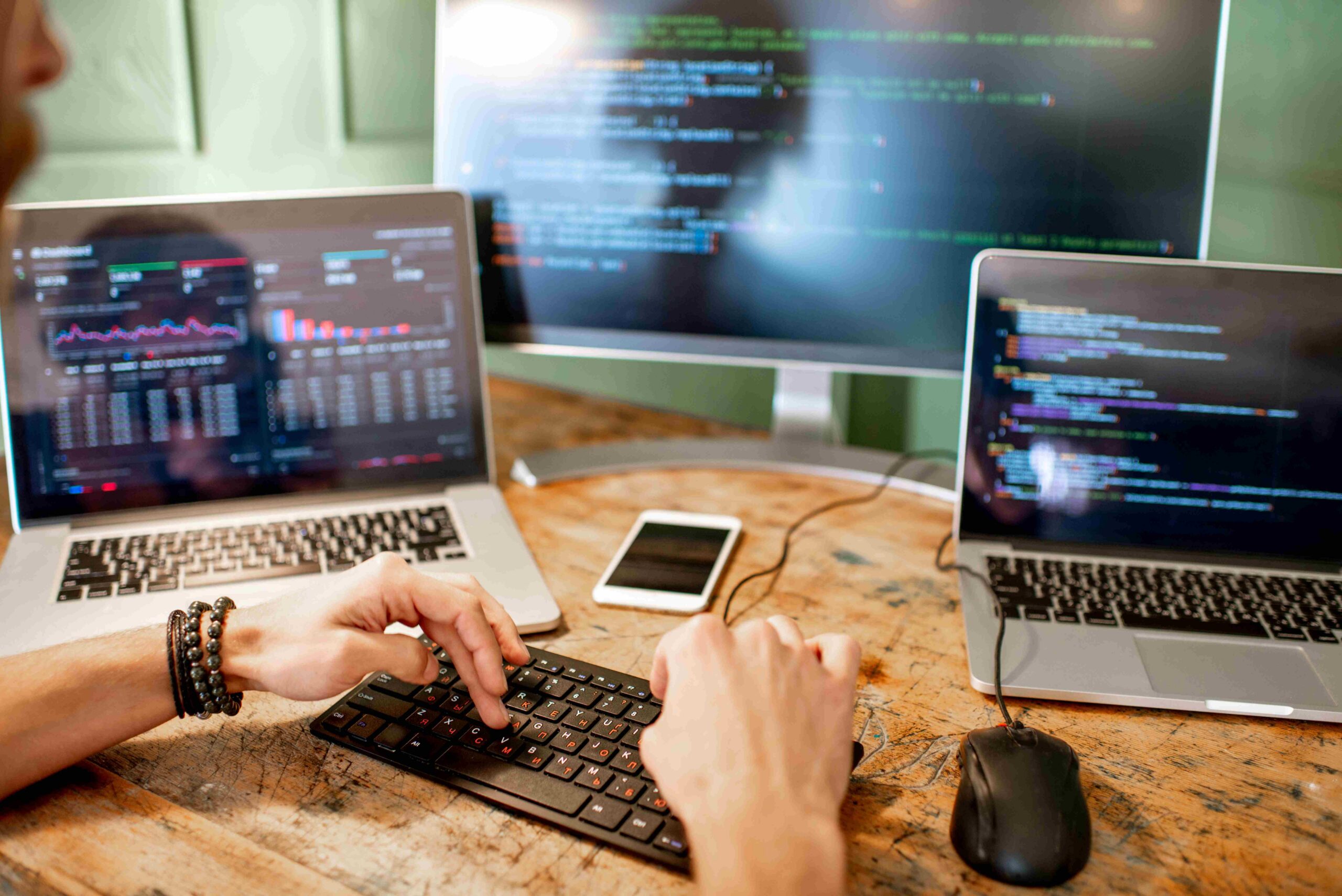 Engineer performing non-functional testing, performance testing and security testing
