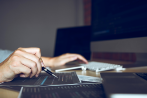 Developer coding AI agent workflows and LLM orchestration automation solutions