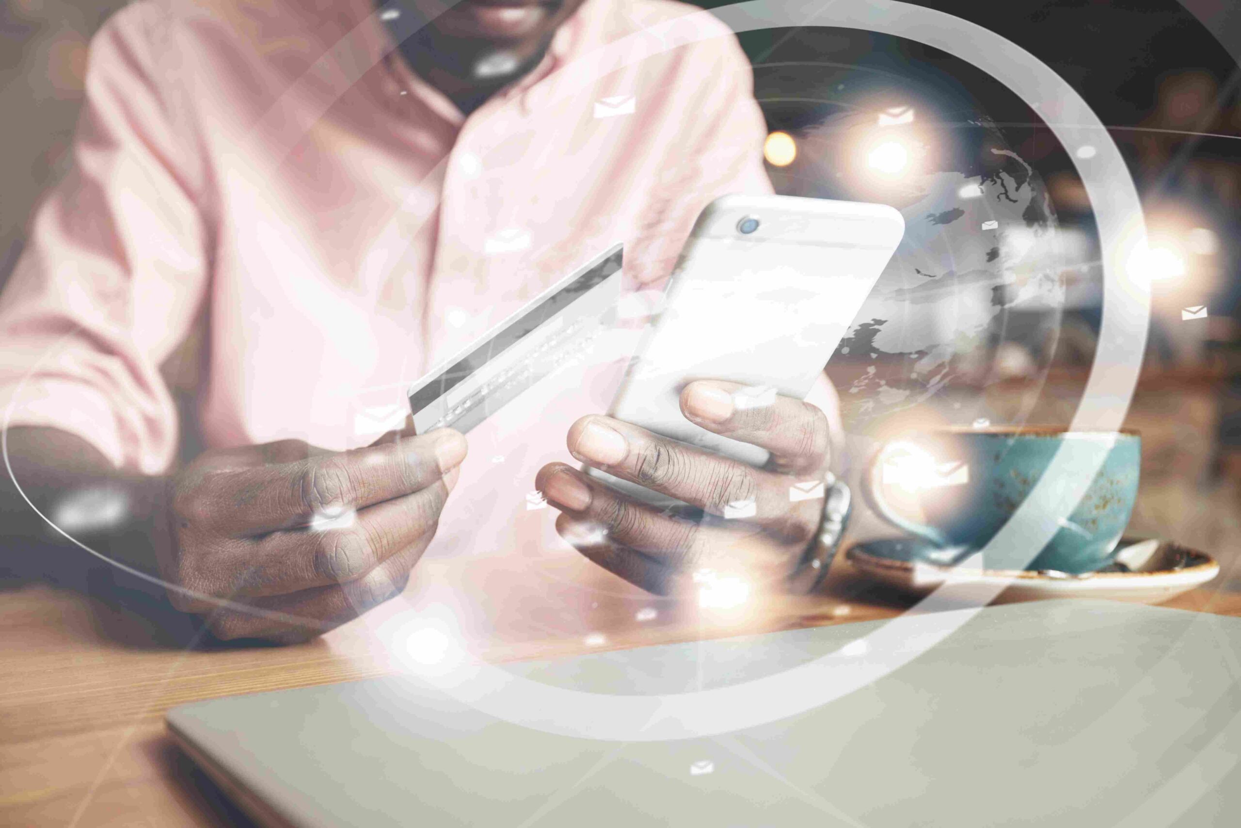 Man conducting Device Compatibility Testing on phone