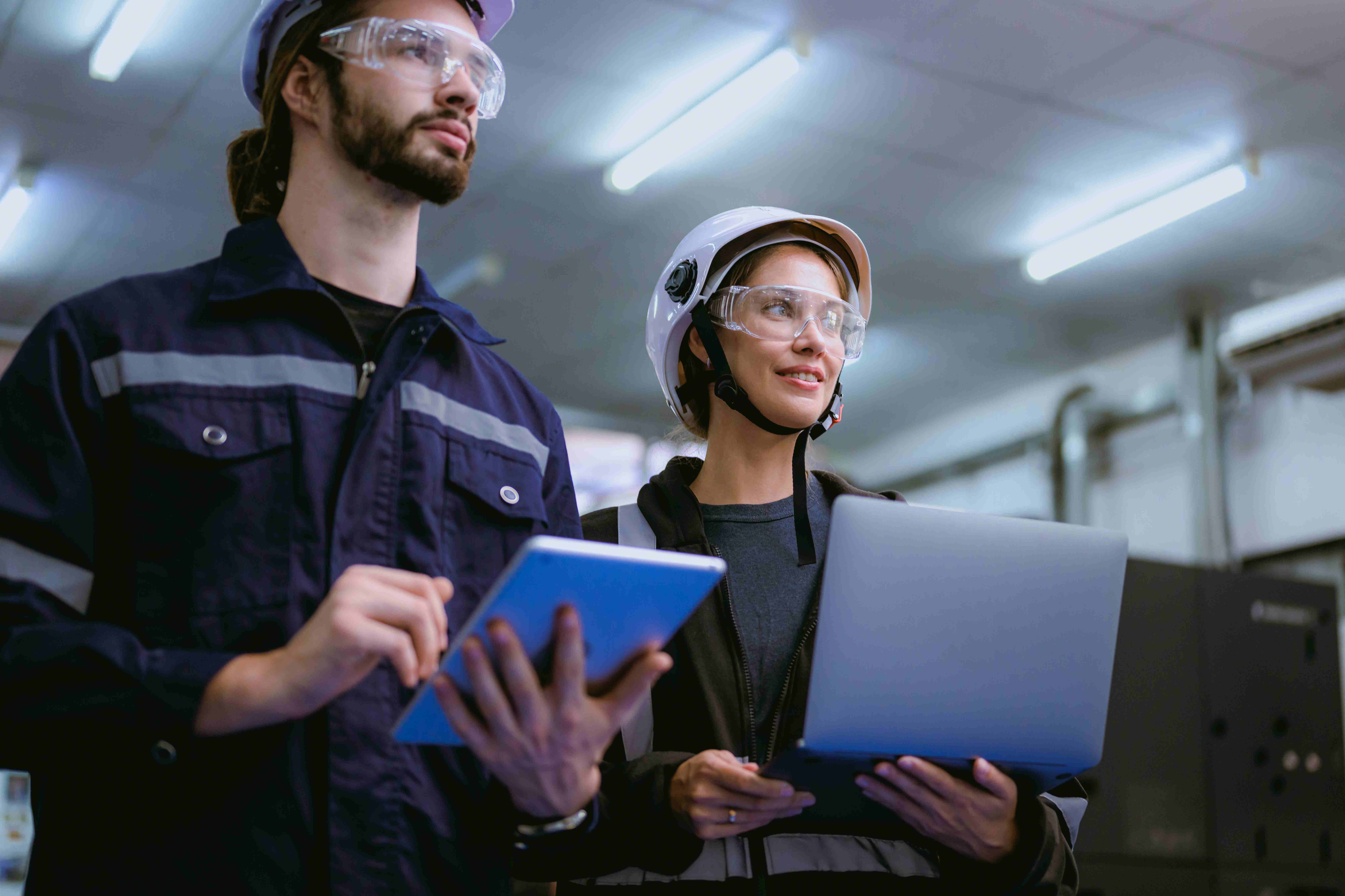 Engineers conducting Integration Testing in facility