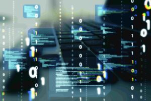 Binary code representing masked data